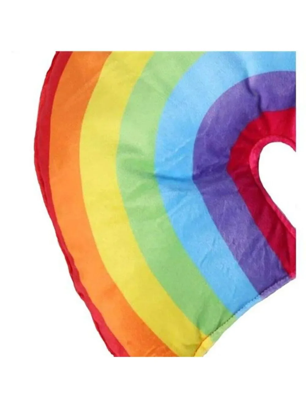 Rainbow Plush Throw Pillow Colorful Decorative Cushion for Kids Girls Bedroom De